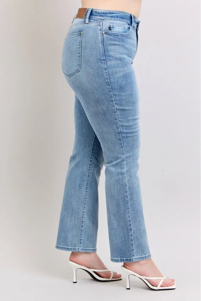Judy Blue Plus Size High Waist Dad Jeans - Women / Jeans & Denim by Trendsi | Available at Handbags Specialist Headquarter