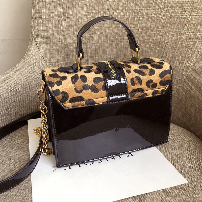 Leopard Print Korean Style Shoulder Crossbody Bag