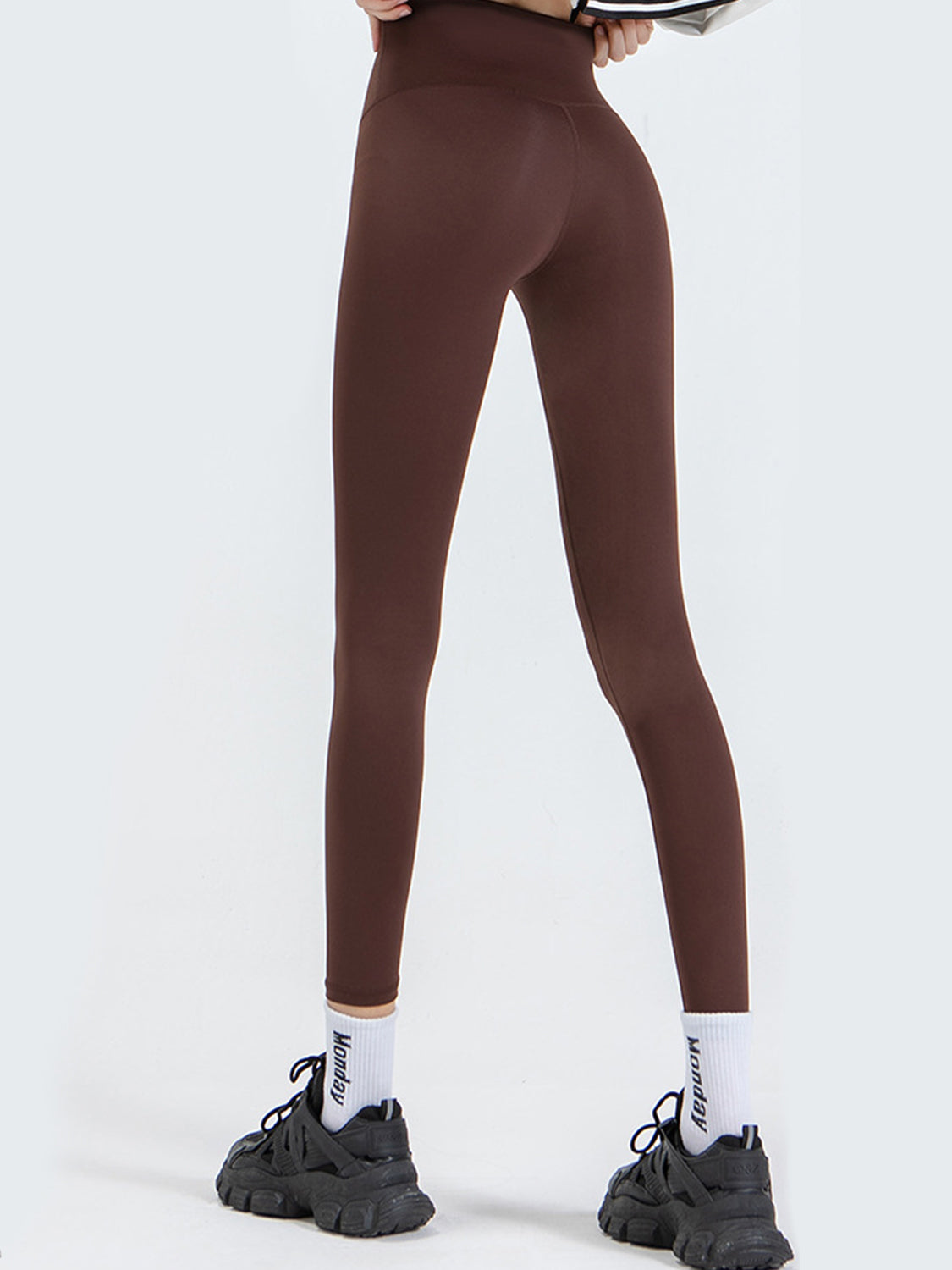 Wide Waistband Sports Leggings - Leggings by Trendsi | Available at Handbags Specialist Headquarter