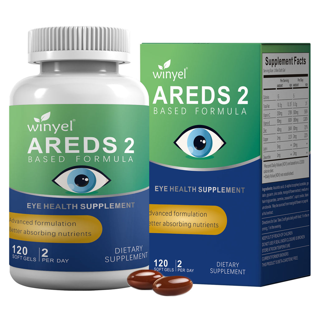 AREDS 2 Eye Vitamin & Mineral Supplement, 120 Softgels