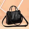 K-Fashion Retro Soft Leather Bucket Handbag