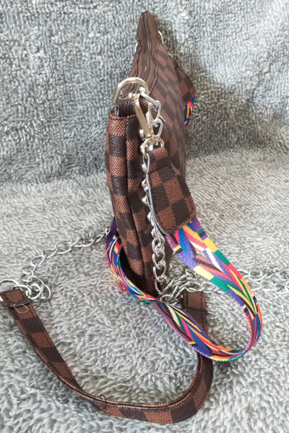 Adored PU Leather Studded Shoulder Bag - handbags by Trendsi | Available at Handbags Specialist Headquarter