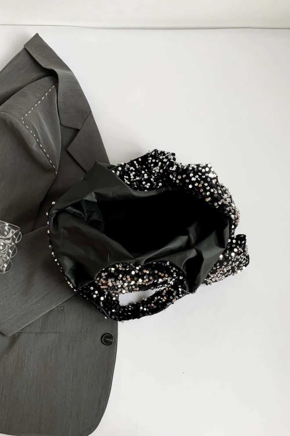 Sequin Polyester Handbag - Tote Bag by Trendsi | Available at Handbags Specialist Headquarter