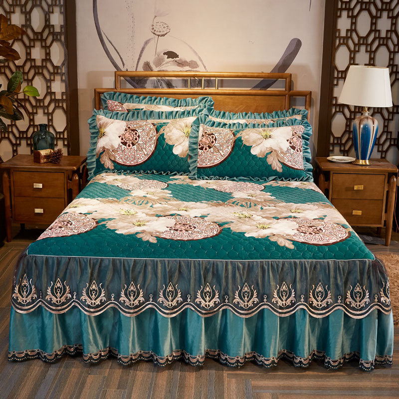 CozyLuxe Plush Bed Cover: Single Piece Comfort - Decor by Trendsi | Available at Handbags Specialist Headquarter