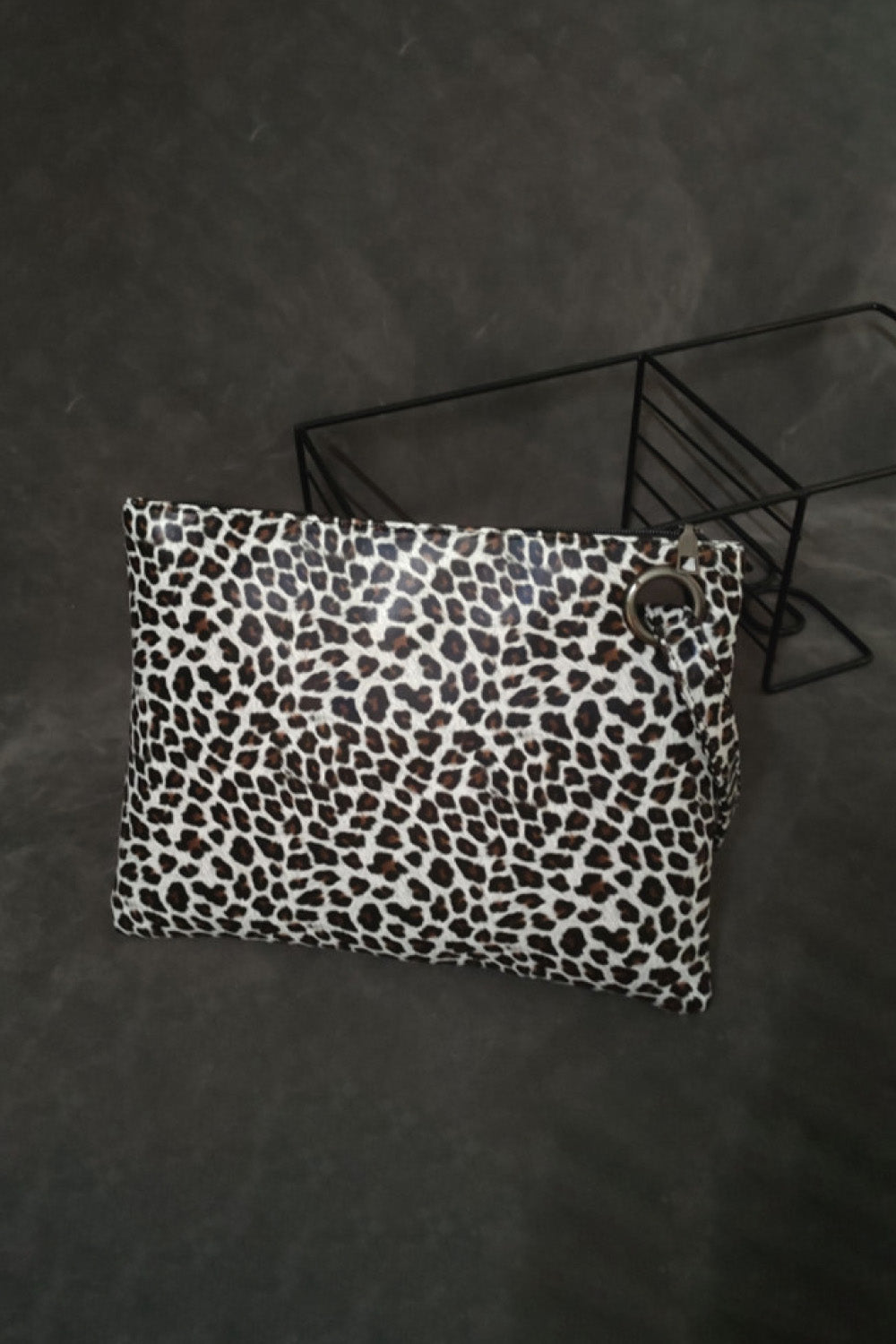 Leopard PU Leather Clutch - handbags by Trendsi | Available at Handbags Specialist Headquarter