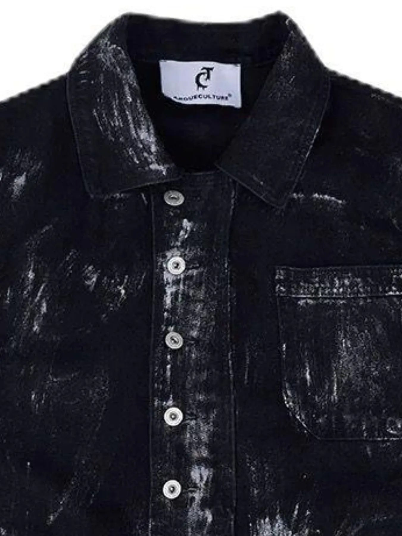 Men's Plus Size Button Up Long Sleeve Denim Jacket - Men's jackets by Trendsi | Available at Handbags Specialist Headquarter