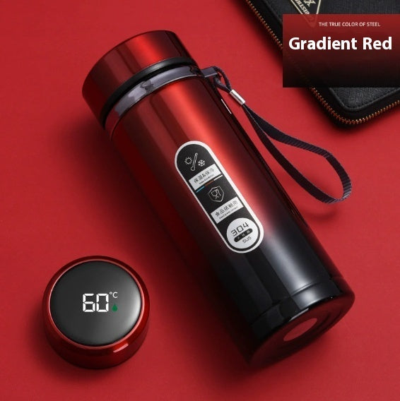 Gradient Stainless Steel Vacuum Flask – Keeps Drinks Hot/Cold, 1000ml Capacity