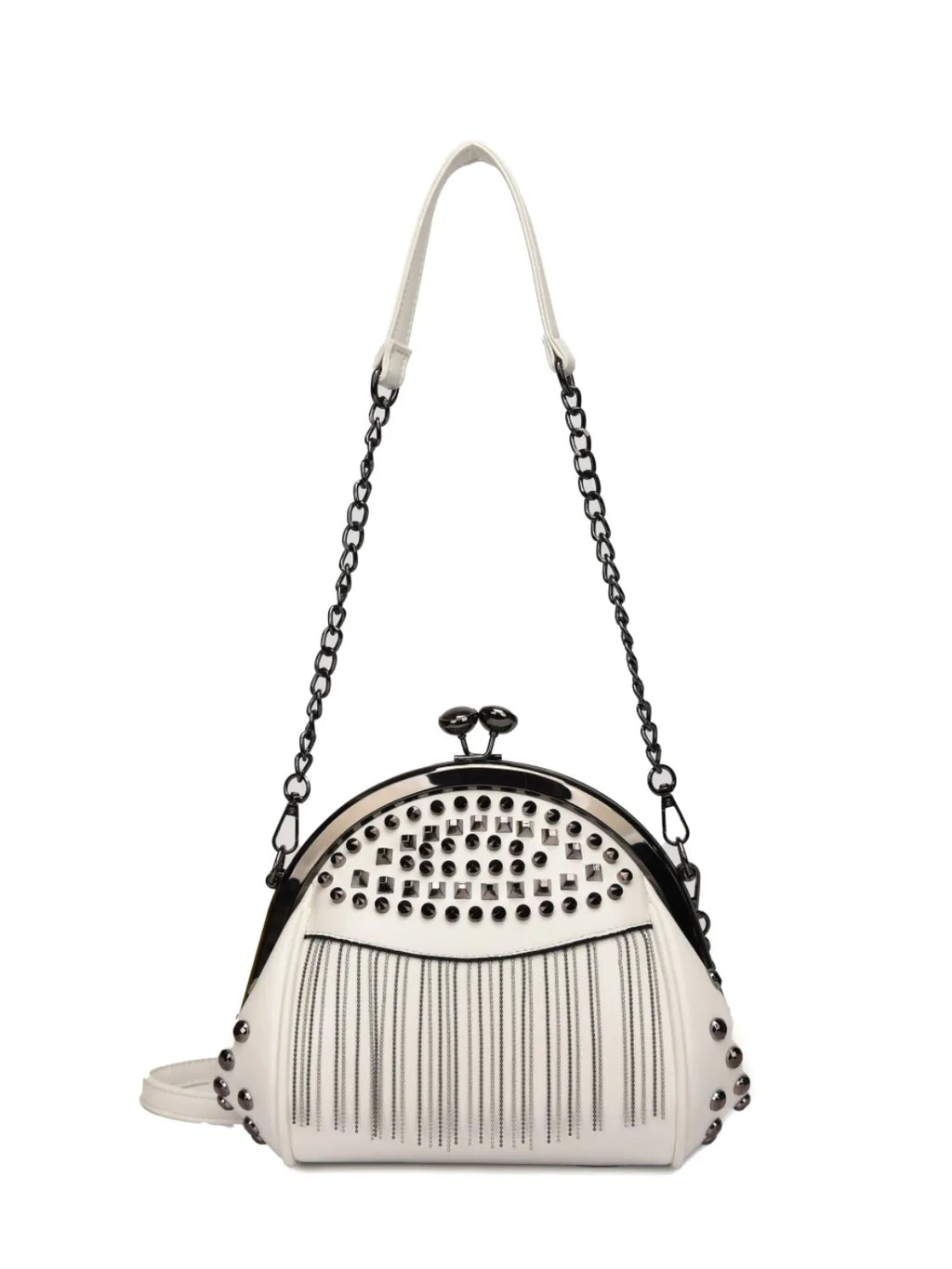 Studded Fringe Crossbody Bag - Crossbody Bag by Trendsi | Available at Handbags Specialist Headquarter