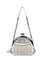 Studded Fringe Crossbody Bag - Crossbody Bag by Trendsi | Available at Handbags Specialist Headquarter