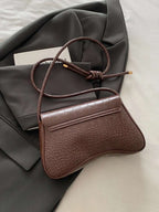 PU Leather Texture Crossbody Bag - Crossbody Bag by Trendsi | Available at Handbags Specialist Headquarter