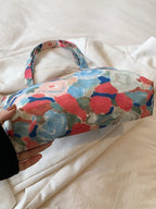 Printed Canvas Handbag with Zipper - Handbags by Trendsi | Available at Handbags Specialist Headquarter