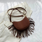Fringe Detail Crossbody Bag - Handbags by Trendsi | Available at Handbags Specialist Headquarter