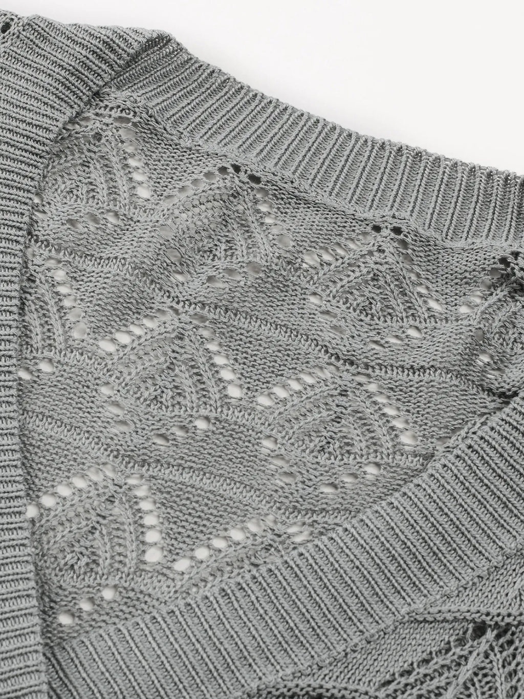 Buttoned Front Openwork Cardigan - Tops by Trendsi | Available at Handbags Specialist Headquarter