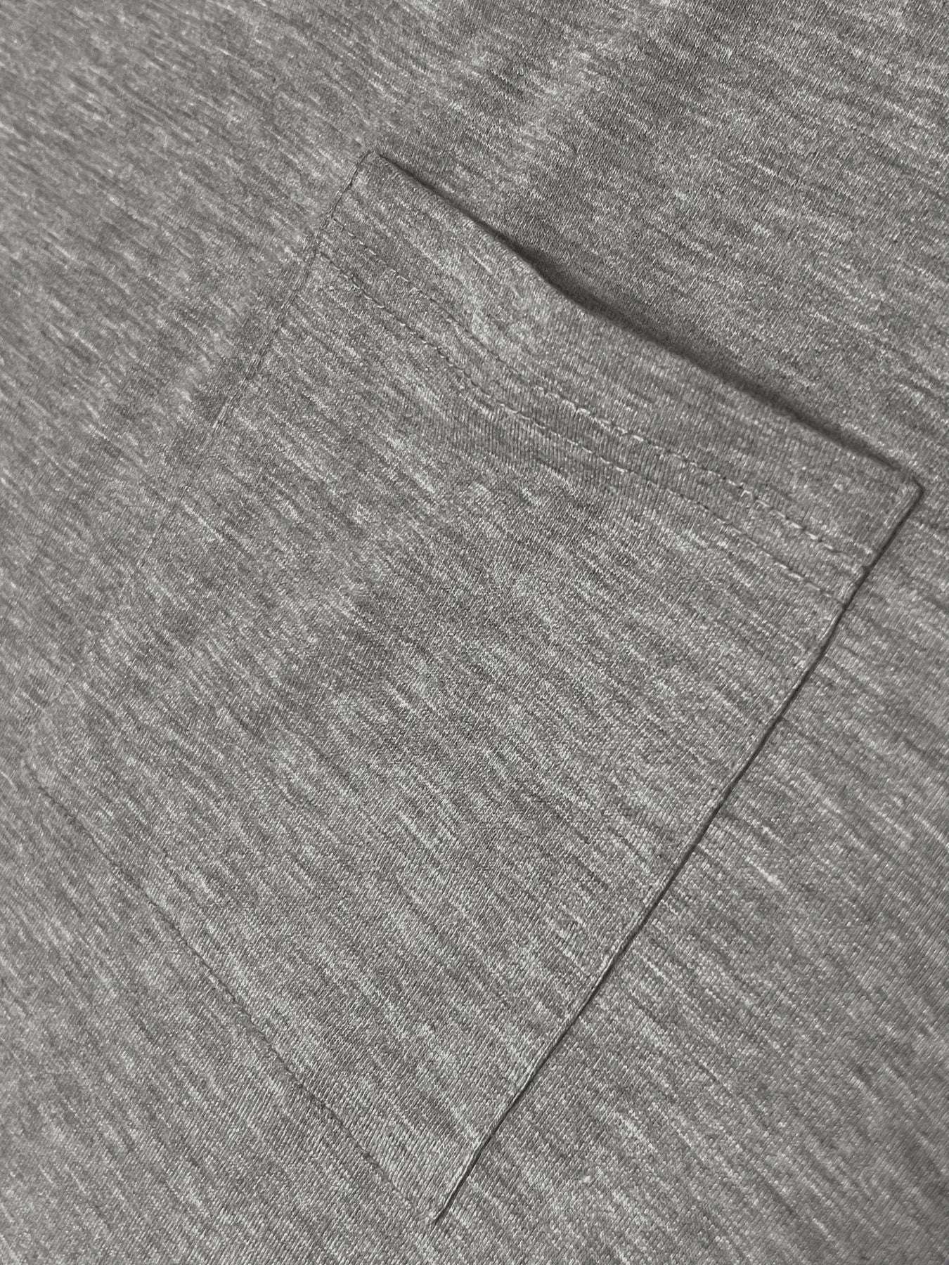 V-Neck Pocket T-Shirt - Tops by Trendsi | Available at Handbags Specialist Headquarter