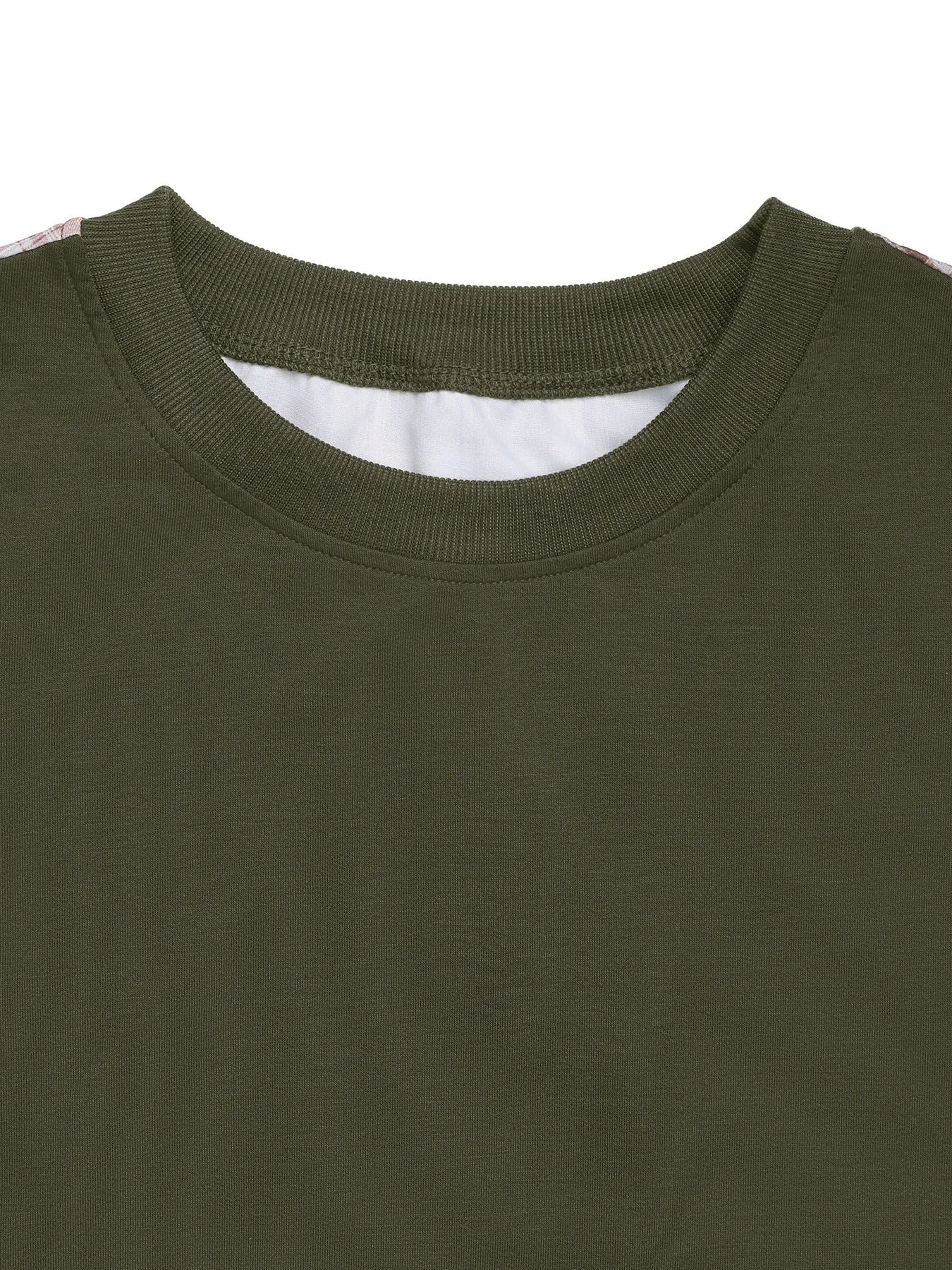 Plaid Long Sleeve Sweatshirt - Tops by Trendsi | Available at Handbags Specialist Headquarter