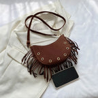 Fringe Detail Crossbody Bag - Handbags by Trendsi | Available at Handbags Specialist Headquarter