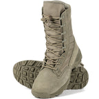 Verdant Vortex High-Top Combat Boots