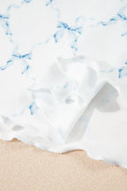 Printed Round Neck Top and Shorts Two-Piece Lounge Set - Sleepwear by Trendsi | Available at Handbags Specialist Headquarter