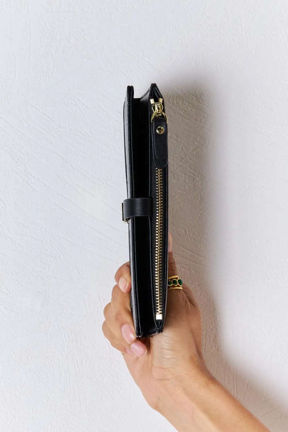 David Jones Texture PU Leather Wallet - Wallet by Trendsi | Available at Handbags Specialist Headquarter