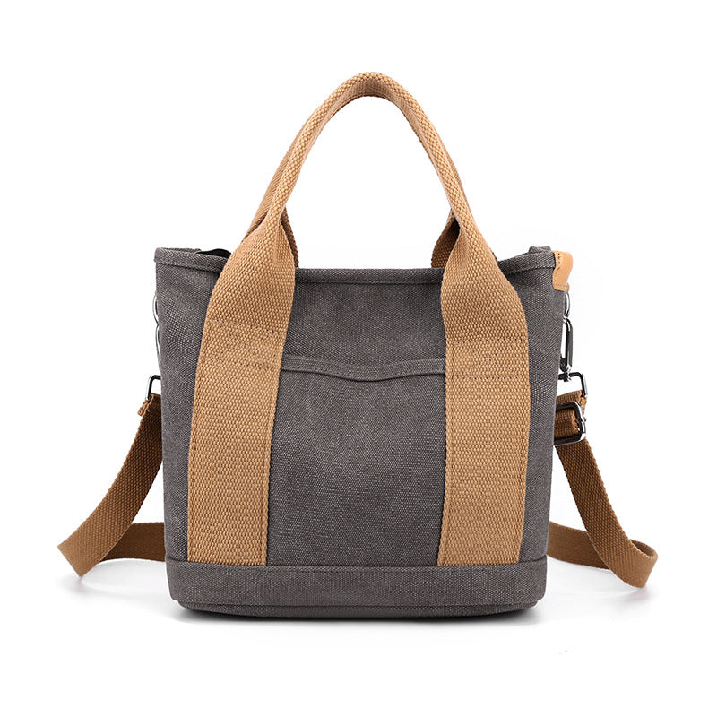 Korean Style Large Capacity Canvas Commute Bag