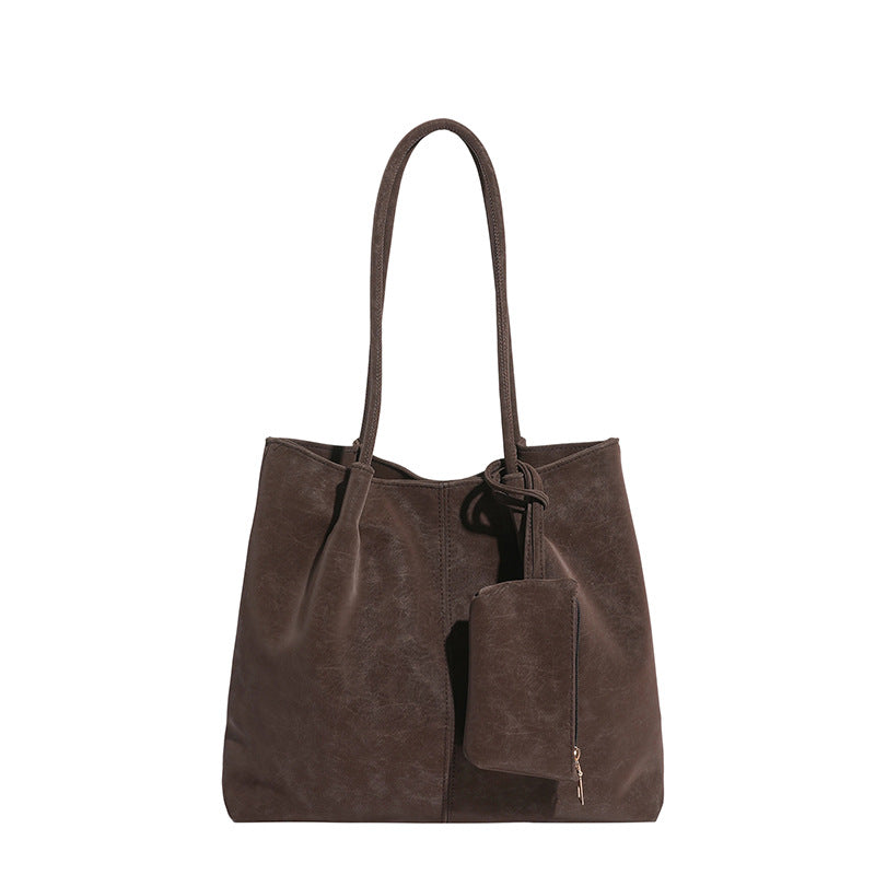 Svelte Suede: Women's Luxe Shoulder Bag