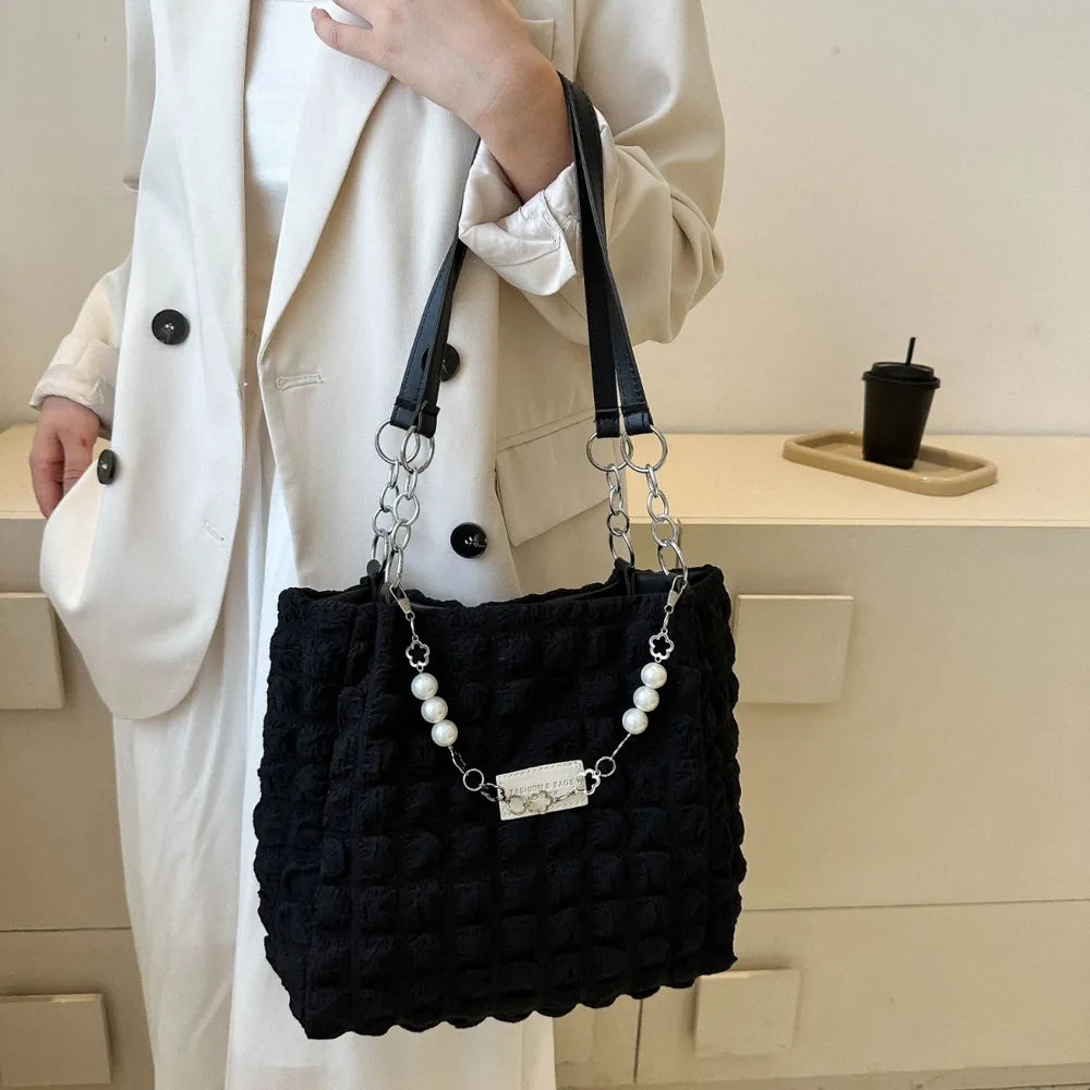 Cloud Puffy Polyester Tote Bag - Tote Bag by Trendsi | Available at Handbags Specialist Headquarter