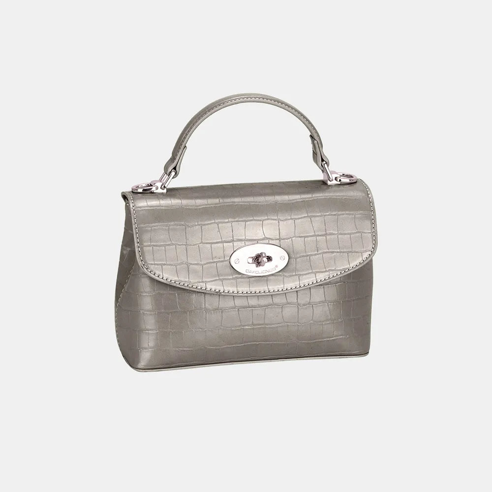 David Jones Texture PU Leather Handbag - Tote Bag by Trendsi | Available at Handbags Specialist Headquarter