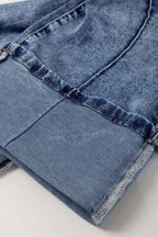 High-Waisted Wide-Leg Cuffed Jeans - Women / Jeans & Denim by Trendsi | Available at Handbags Specialist Headquarter