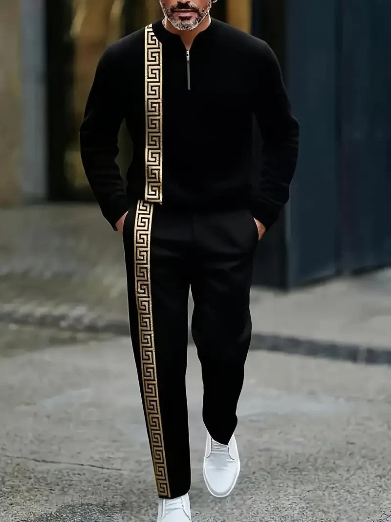 VersaFit Long-sleeve Polo & Pant Set