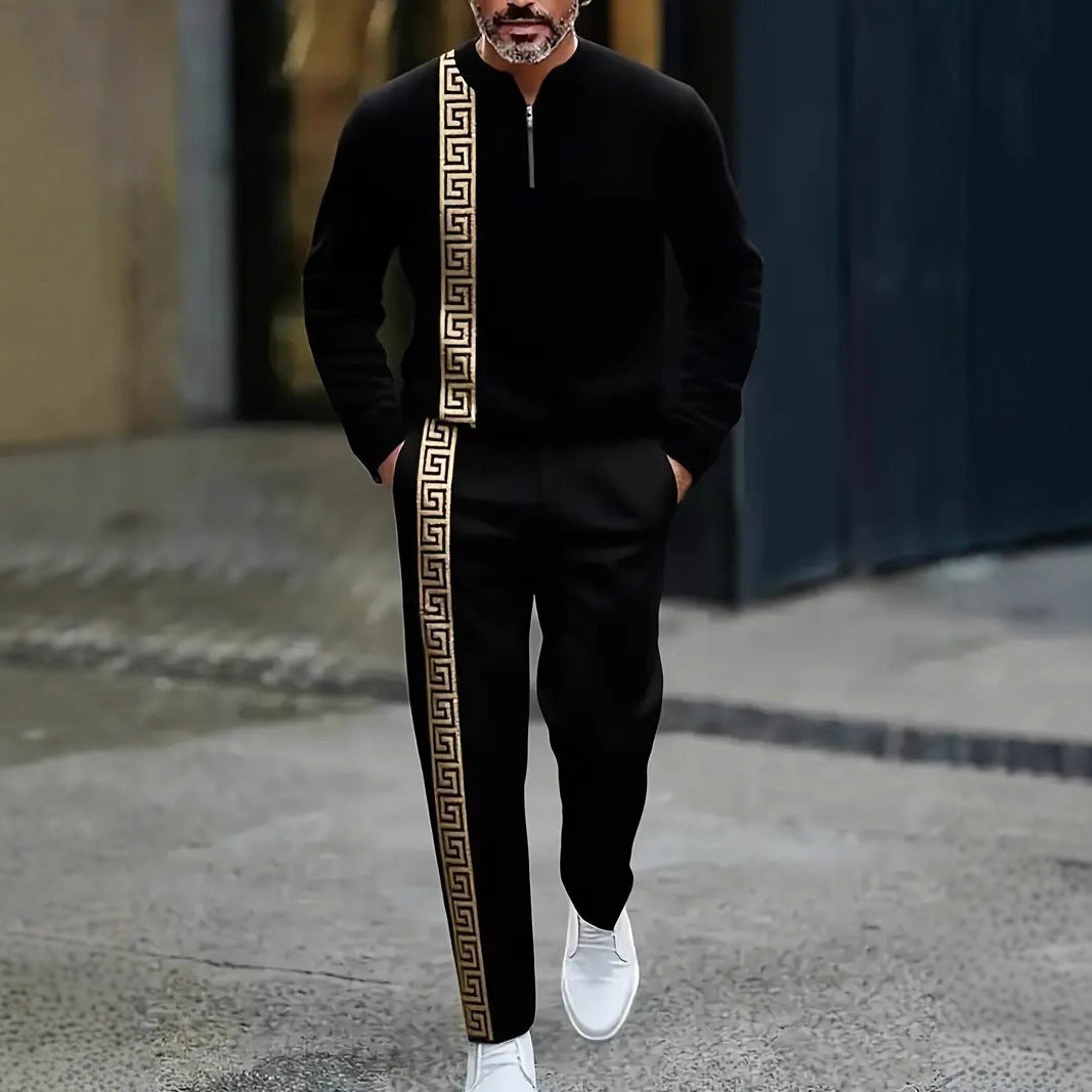 VersaFit Long-sleeve Polo & Pant Set