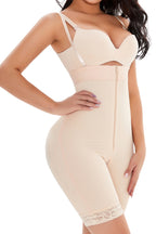 Full Size Lace Detail Zip-Up Under-Bust Shaping Bodysuit - Bottoms by Trendsi | Available at Handbags Specialist Headquarter
