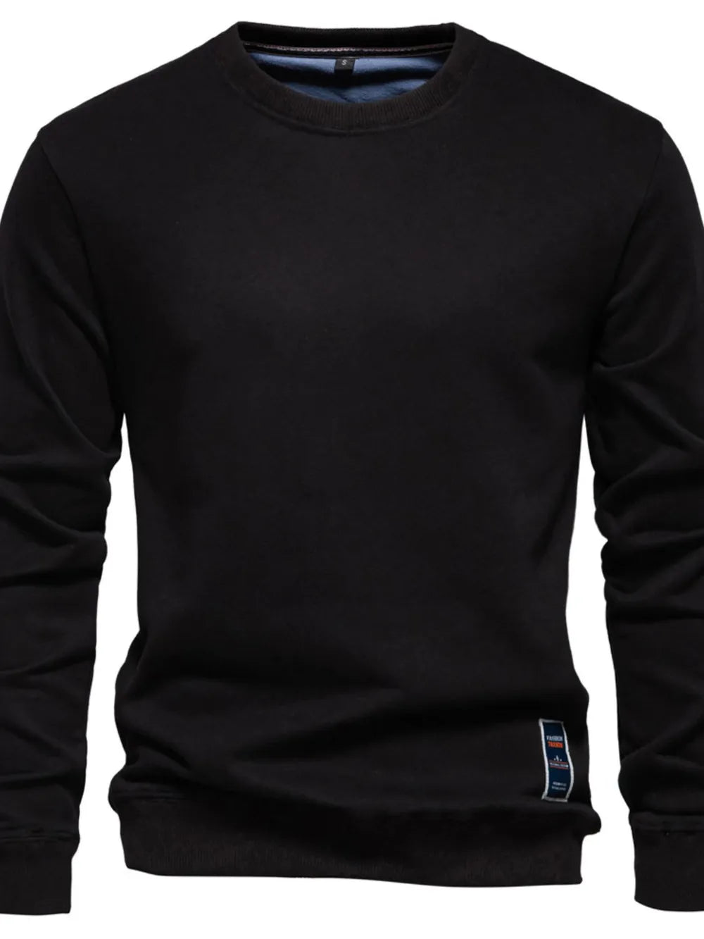 Men's Round Neck Long Sleeve Sweatshirt - Men's Sweatshirts by Trendsi | Available at Handbags Specialist Headquarter