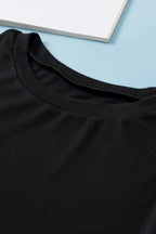 Plus Size Printed Short Sleeve Blouse - Plus Size Shirts by Trendsi | Available at Handbags Specialist Headquarter