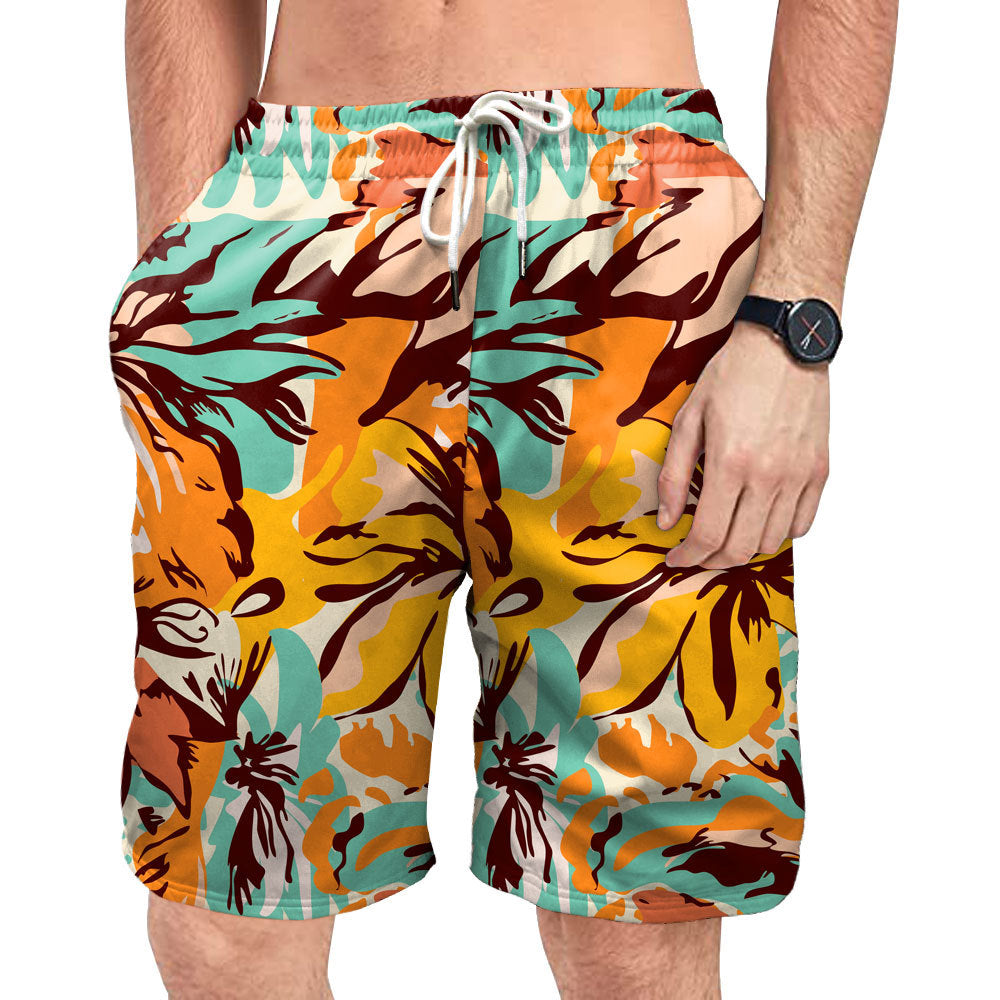 WaveWear: Men's Seaside Digital Beach Set