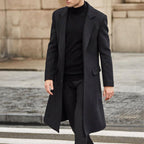 UrbanWool™ Men's Classic Long Trench Coat