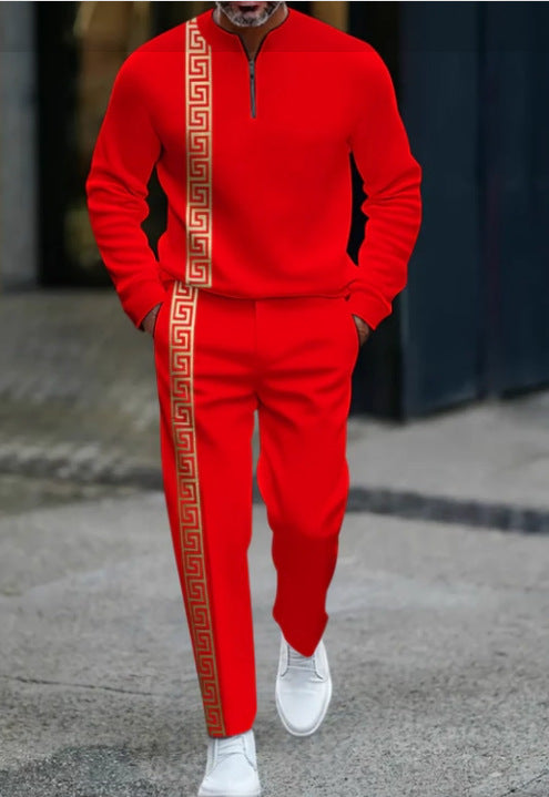 VersaFit Long-sleeve Polo & Pant Set