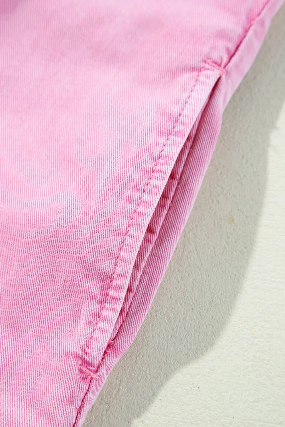 Button Down Short Sleeve Denim Dress - Women / Jeans & Denim by Trendsi | Available at Handbags Specialist Headquarter