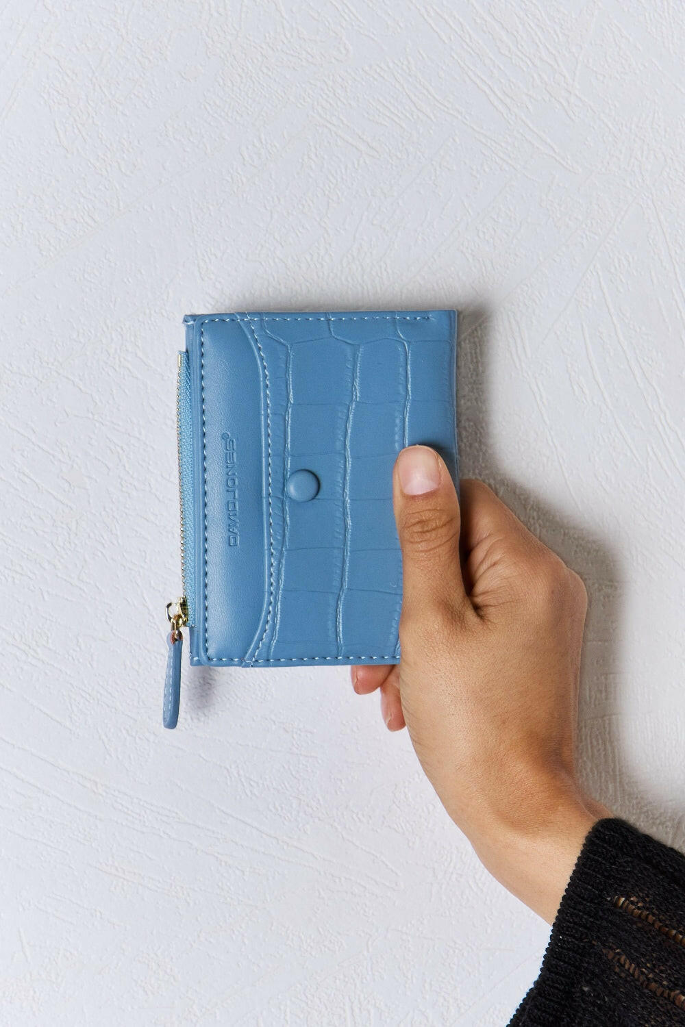 David Jones Texture PU Leather Mini Wallet - Wallets by Trendsi | Available at Handbags Specialist Headquarter