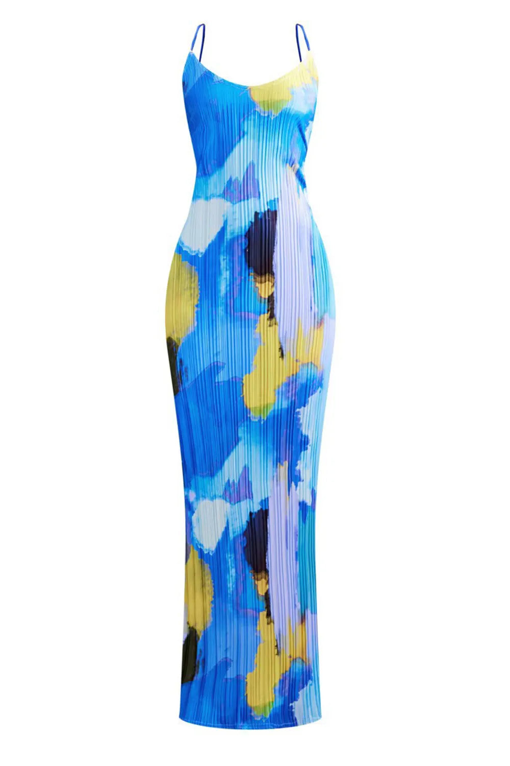 Backless Printed Maxi Cami Dress - Maxi Dress by Trendsi | Available at Handbags Specialist Headquarter