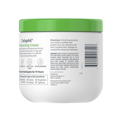 Cetaphil Hydrate: Sensitive Skin Moisturizer 20oz -  by Handbags Specialist Headquarter | Available at Handbags Specialist Headquarter