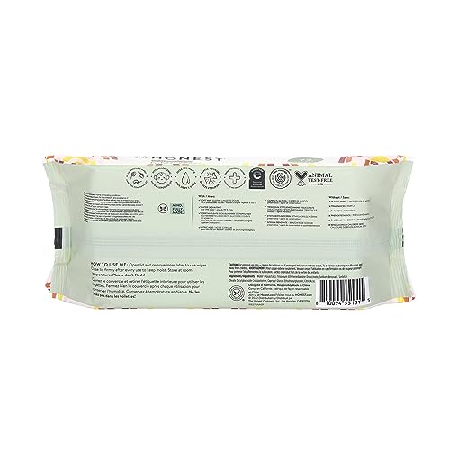 The Honest Company Hypoallergenic Multi-Use Baby Wipes for Sensitive Baby Skin, Pattern Play, 10 Count