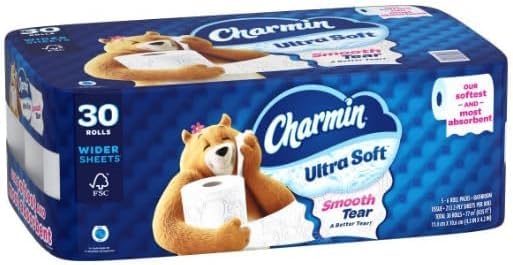 Charmin Cloud Soft: 6 Mega = 24 Regular Rolls - Toilet Paper by Handbags Specialist Headquarter | Available at Handbags Specialist Headquarter