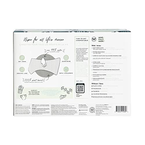 The Honest Company Hypoallergenic Multi-Use Baby Wipes for Sensitive Baby Skin, Pattern Play, 10 Count