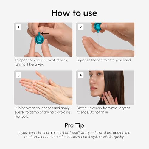 MAREE Hair Serum Capsules with Keratin & Argan Oil