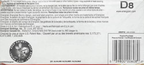 Energizer Premium D Alkaline Batteries 8-Pack - Electronics by Handbags Specialist Headquarter | Available at Handbags Specialist Headquarter