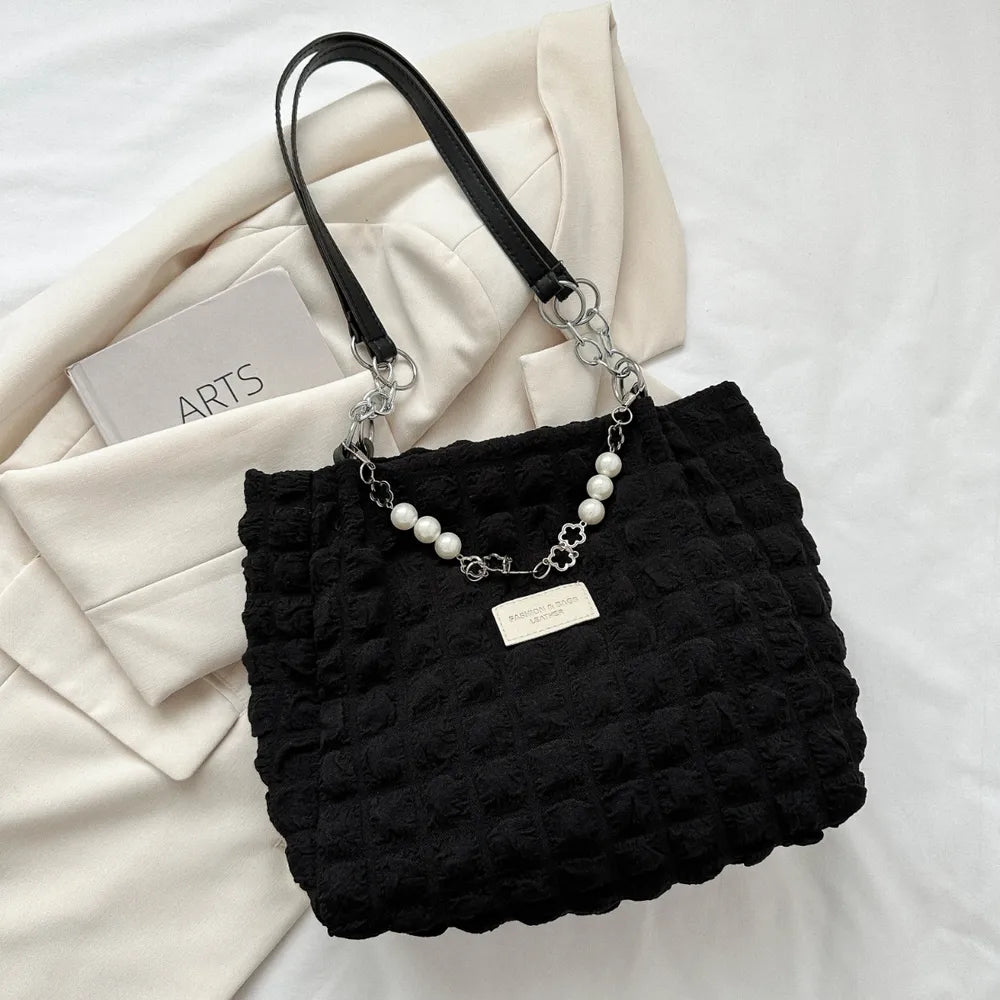 Bubble Textured Tote Bag - Tote Bag by Trendsi | Available at Handbags Specialist Headquarter