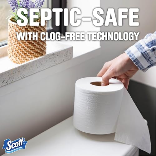 Scott 1000 Toilet Paper, 32 Rolls, Septic-Safe, 1-Ply Toilet Tissue - Toilet Paper by Handbags Specialist Headquarter | Available at Handbags Specialist Headquarter