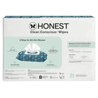 The Honest Company Hypoallergenic Multi-Use Baby Wipes for Sensitive Baby Skin, Pattern Play, 10 Count