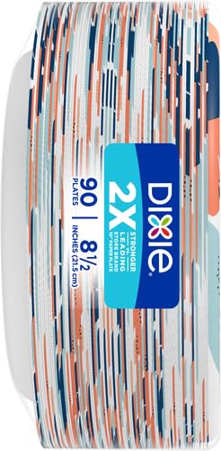 Durable Dixie 8.5 Plates: Strong, Safe & Soak-Proof - Paper Plates by Handbags Specialist Headquarter | Available at Handbags Specialist Headquarter