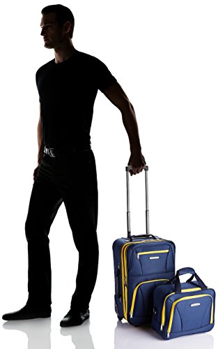 Rockland Expandable Dot Luggage Set - 2 Piece -  by Handbags Specialist Headquarter | Available at Handbags Specialist Headquarter